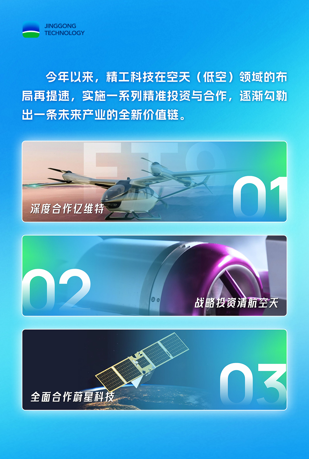 布局加速！精工科技&ldquo;空天朋友圈&rdquo;扩容