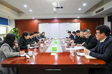 绍兴市贸促会专职副会长赵浪平一行 来精功科技专题调研