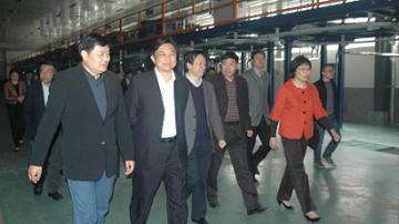 吴江市党政代表团考察精功科技