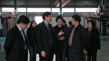 安微省淮北市相山区委书记钱界殊考察精功科技