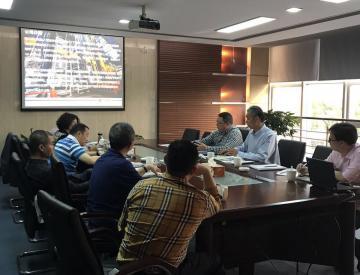 Liao Wei, the county magistrate of Dayi County, and his team investigated the Jinggong robot