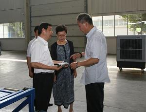 市人大常委会副主任王继岗一行调研精功科技